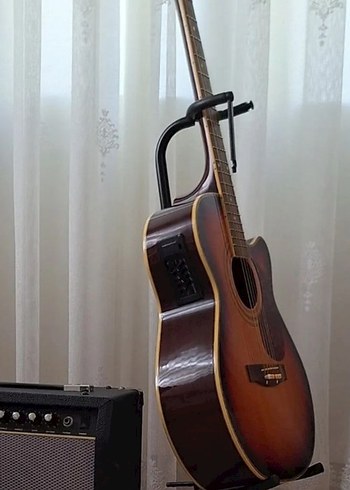 GENTURY PROFESYONEL ELEKTROAKUSTİK SAHNE GİTARI EKOLOYZIRLI - Görsel 2