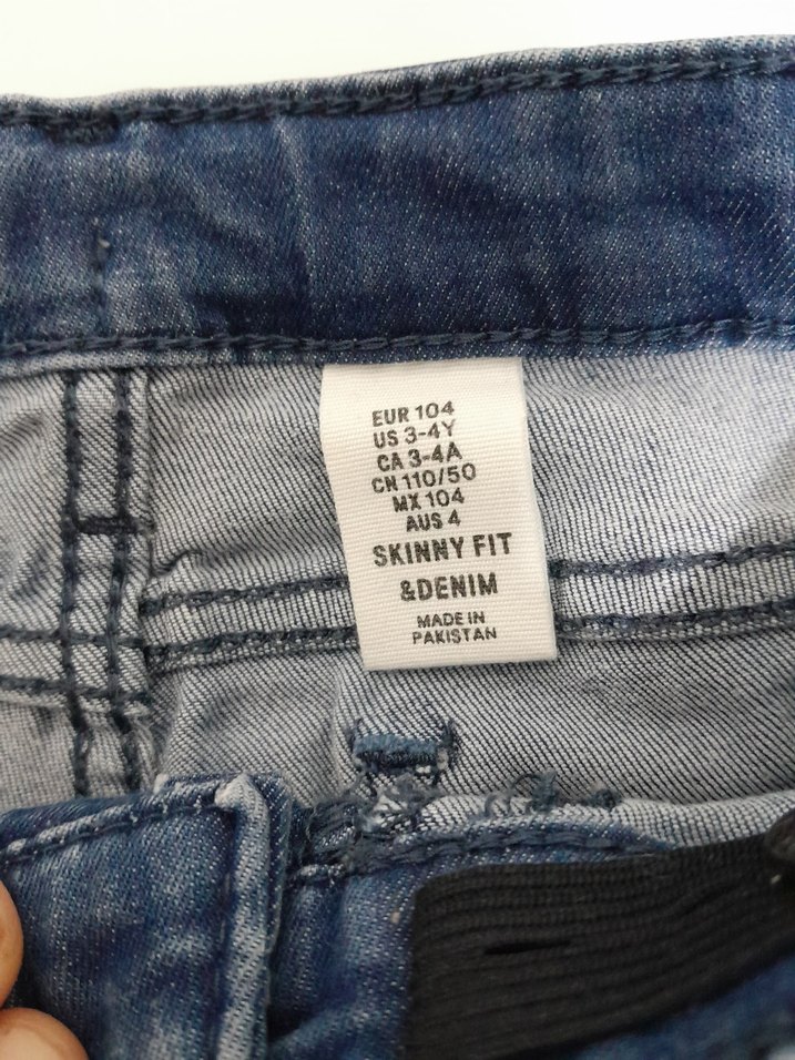 Erkek Cocuk Mavi Denim Normal Kesim Kot Pantolon - Görsel 2