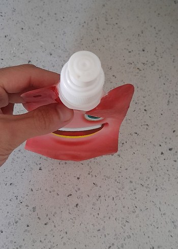 Renkli Baskılı Plastik Çocuk Matarasi - Görsel 2