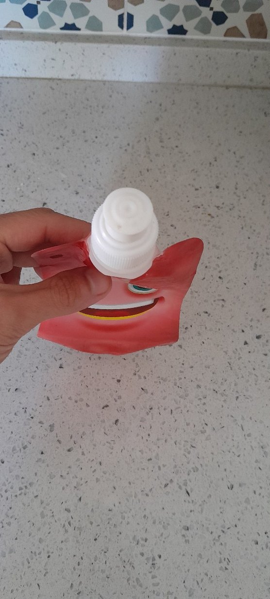 Renkli Baskılı Plastik Çocuk Matarasi - Görsel 2