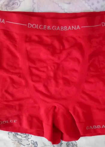 Kırmızı Dolce&Gabbana Boxer Dikişsiz