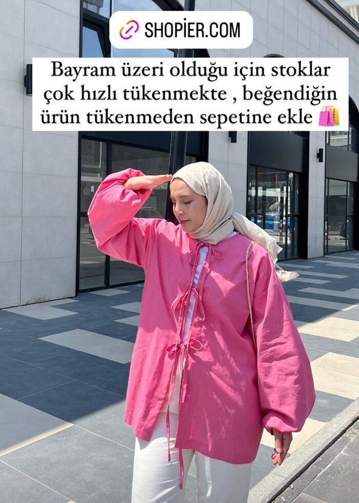 Keten kimono - Görsel 2