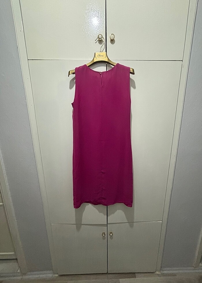 Pembe abiye elbise - Görsel 4