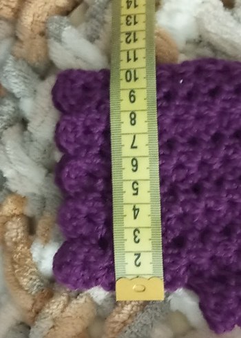 Mor Örgü Kadın Eldiven - Görsel 2