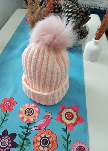 Pastel Renkli Örgü Kadın Bere - Görsel 3