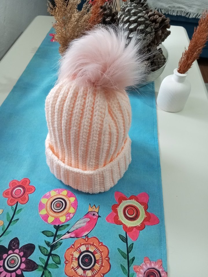 Pastel Renkli Örgü Kadın Bere - Görsel 3