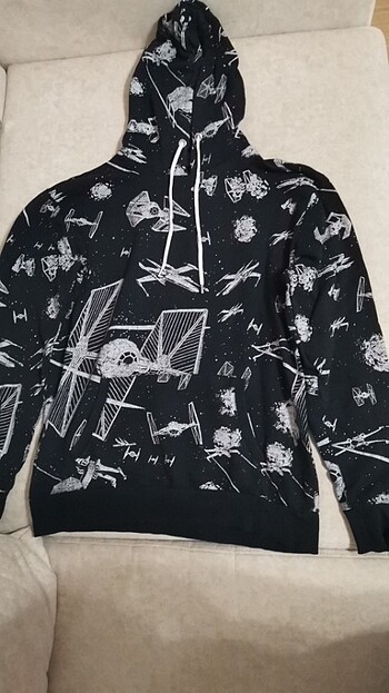 Siyah sweatshirt 