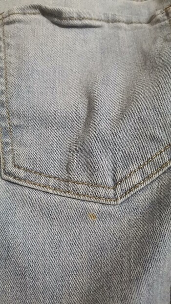 38 Beden mavi Renk Açık mavi jean pantolon