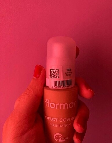 Beden Flormar perfect coverage yoğun kapatıcı fondöten