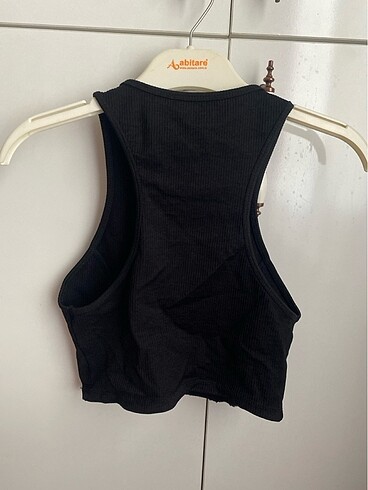 m Beden Dilvin seamless fermuarlı crop bluz
