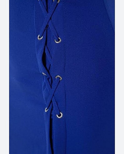 38 Beden Trendyolmilla saks baglama detaylı blazer mini elbise