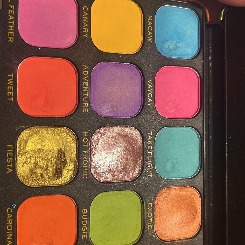 Canlı Renkli Göz Farı Paleti - Görsel 2