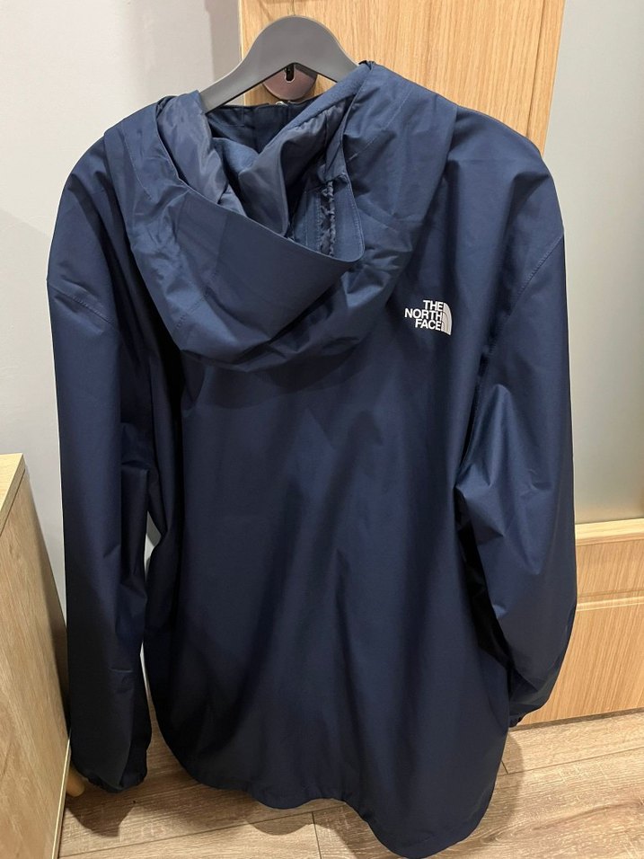 The North Face Erkek Lacivert Kapüşonlu Yağmurluk - Görsel 3