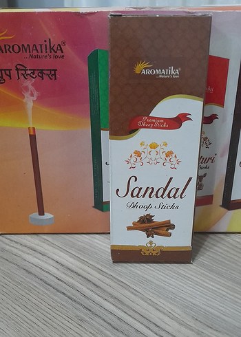 Aromatika Sandal Dhoop Sticks Tütsü - Görsel 2