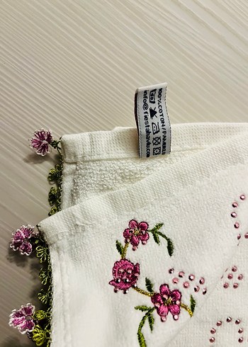 İşlemeli el Havlusu - Görsel 4