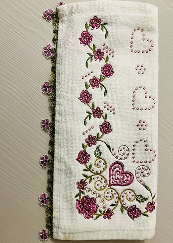 İşlemeli el Havlusu - Görsel 3