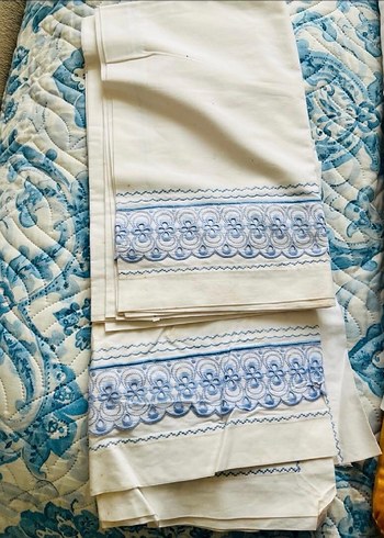 Fistolu Beyaz Nevresim Takımı - Görsel 2