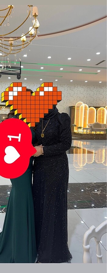 Diğer Yeni gibi temiz taşlı abiye
