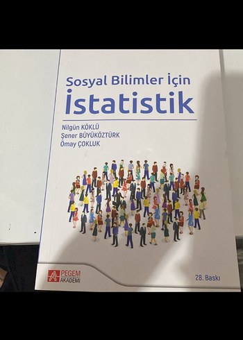 Sosyal Bilimler İçin İstatistik Kitabı
