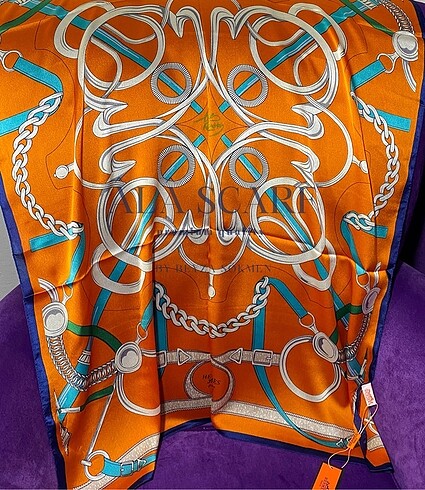 Hermes h*rmes zincir desen şal