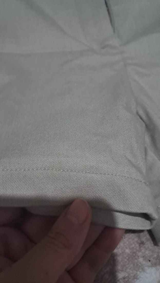 Bej Rahat Kesim Mini Şort - Görsel 3