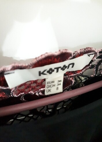 36 Beden Koton siyah bluz