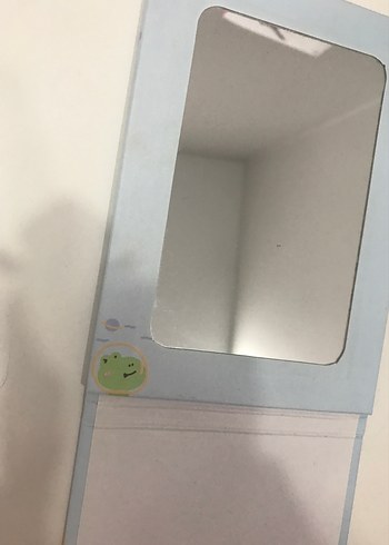 Pastel Yeşil Kurbağa Desenli Ayna - Görsel 2