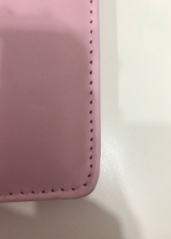 Pembe Parlak Deri Kadın Clutch Cüzdan - Görsel 9