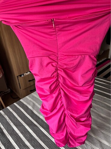34 Beden Trendyol pembe elbise