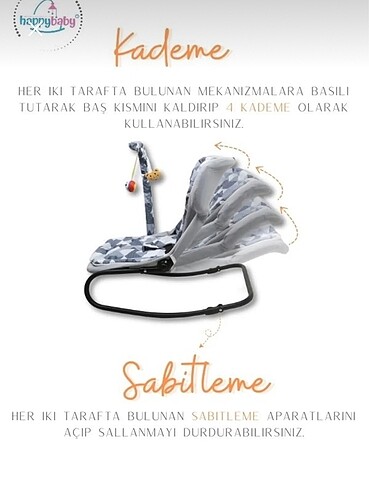 9- 18 kg Beden Kademeli sallanır Anakucağı