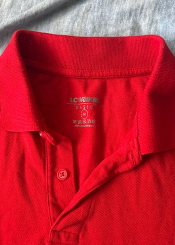 Kırmızı Erkek Polo Tişört - Görsel 2