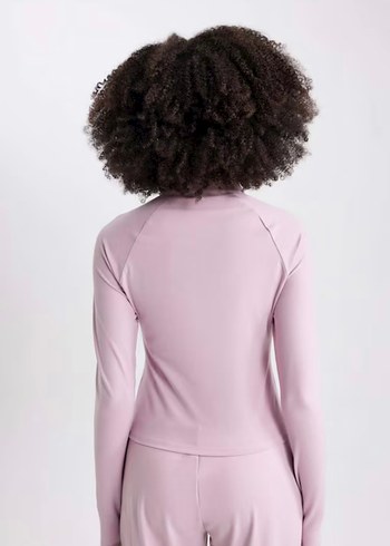 DefactoPembe Yüksek Yakalı Uzun Kollu Spor Üst - Görsel 2