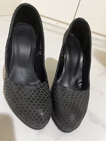 Hotiç stiletto yılan derisi