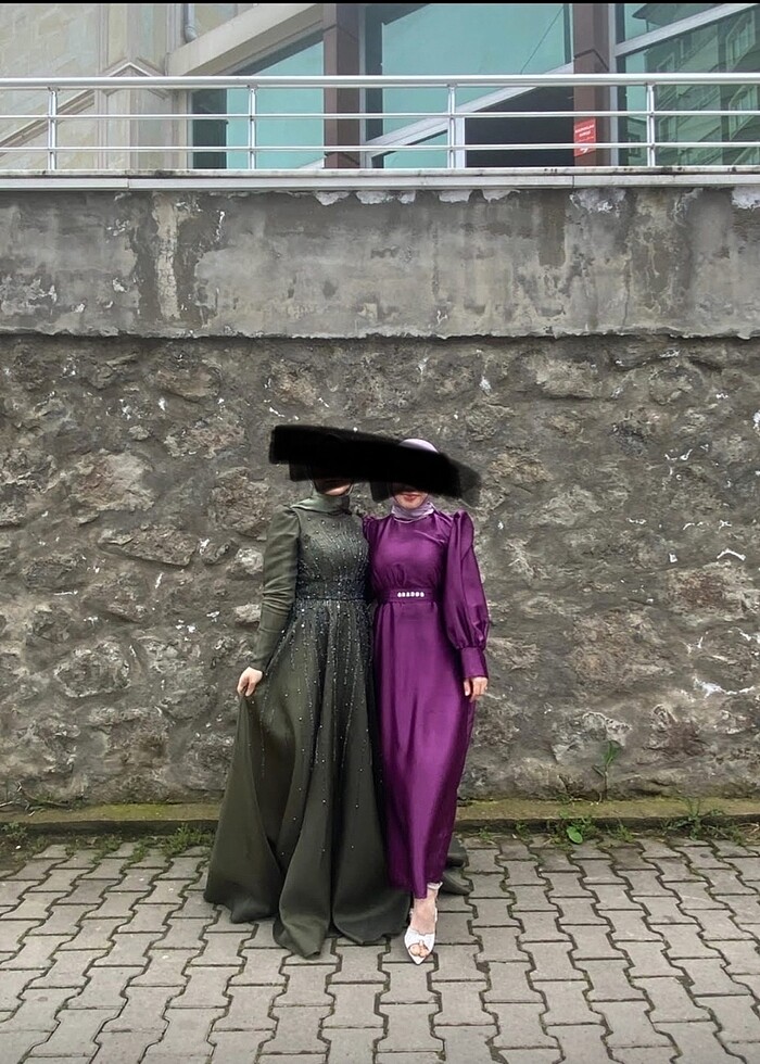 Saten elbise - Görsel 2