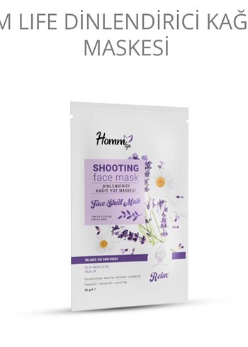 Homm Life Aloe Vera Kağıt Yüz Maskesi - Görsel 4