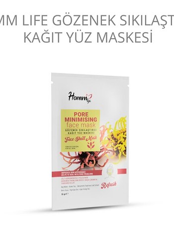 Homm Life Aloe Vera Kağıt Yüz Maskesi - Görsel 2