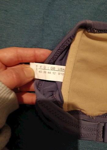 Kadın Çok Renkli Bağlamalı Bikini Üstleri - Görsel 3