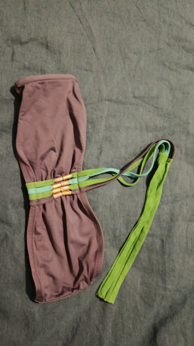 Kadın Çok Renkli Bağlamalı Bikini Üstleri - Görsel 2