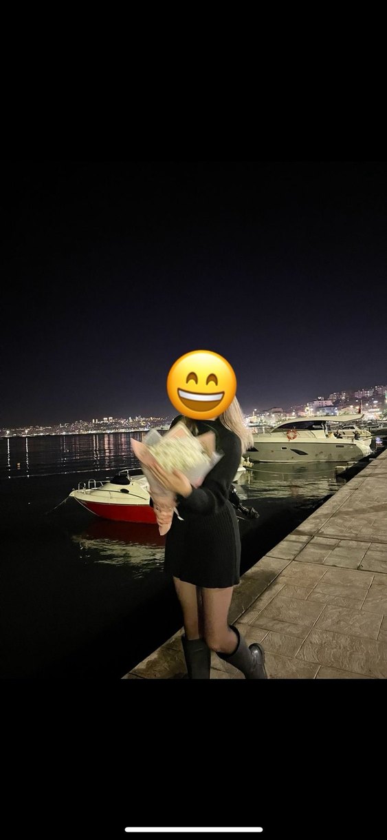 Siyah Yüksek Yaka Uzun Kollu Triko Elbise - Görsel 2