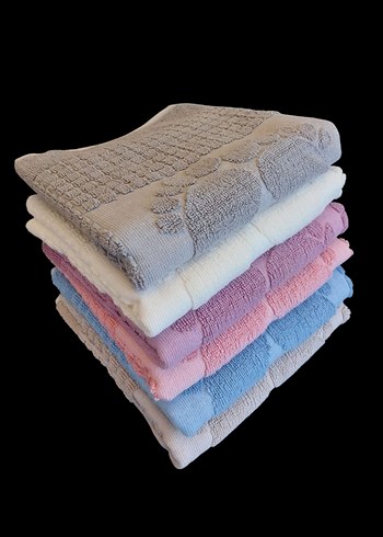 Beden 50x70 pamuk Çok Renkli Banyo Paspası