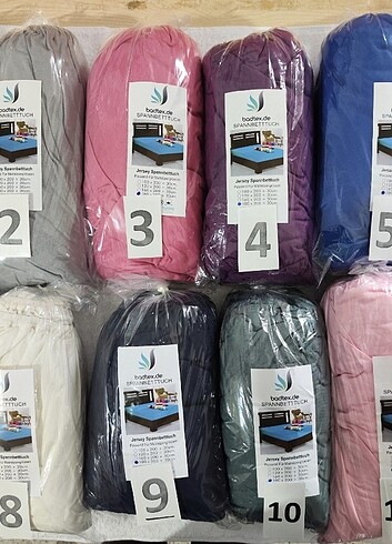 Beden 180x200+30 penye pamuk lastikli çarşaf ihraç fazlası