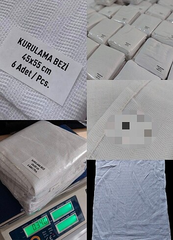 6 adet mutfak kurulama bez bedava fiyata