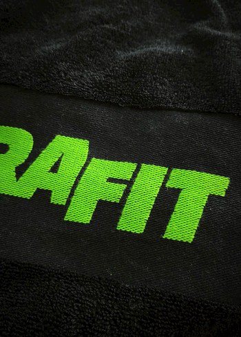 3 adet XTRAFIT Siyah Pamuk Spor Havlu 50x90 cm - Görsel 3