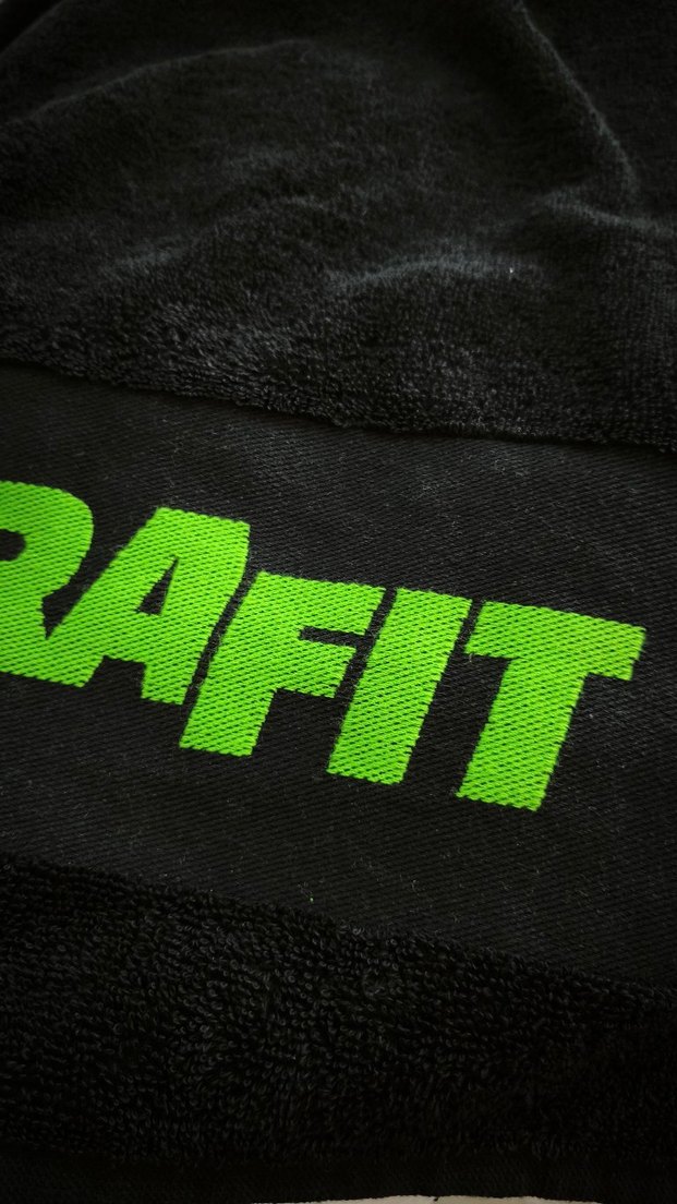 3 adet XTRAFIT Siyah Pamuk Spor Havlu 50x90 cm - Görsel 3