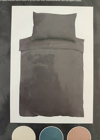 kremDüz Nevresim ve Yastık Kılıfı Takımı
