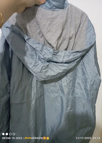 Gri Erkek Midi Boy Yağmurluk - Görsel 4