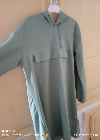 Uzun Kollu, Salaş Kesim Kadın Sweatshirt - Görsel 2