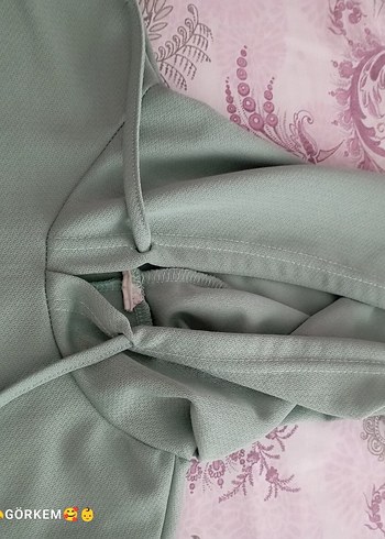 Uzun Kollu, Salaş Kesim Kadın Sweatshirt - Görsel 9