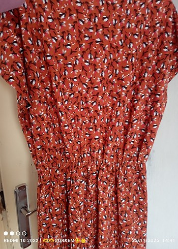 Bohem Renkli Uzun Salaş Elbise - Görsel 4