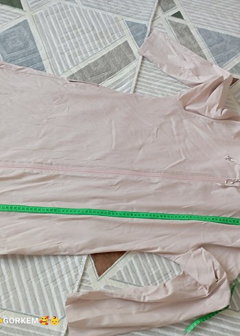 Bej Uzun Kollu Rahat Kesim Kadın Elbisesi - Görsel 6